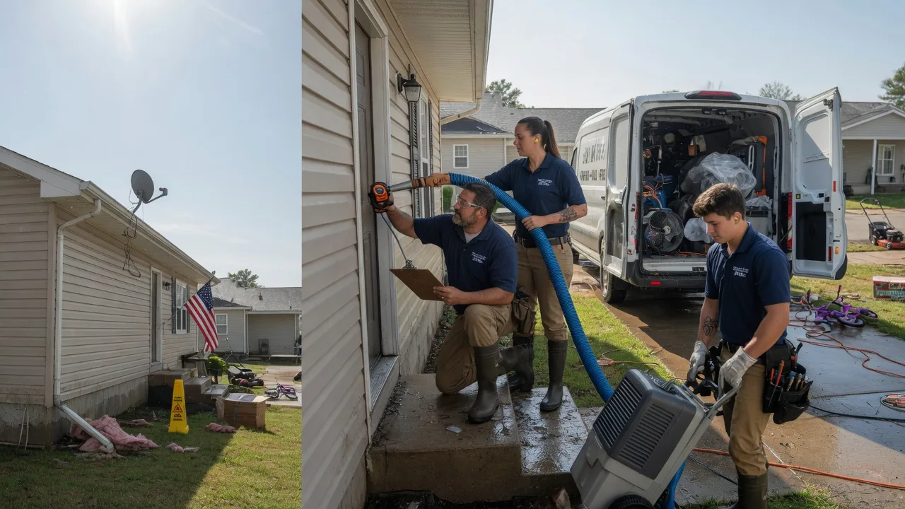 Ceiling Water Damage Restoration in New Underwood, SD near me
